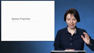 3.1 Systems and system properties: memory and stability (Baghdadchi)