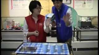 学芸員の展示場ガイド「吸水性ポリマー」＠大阪市立科学館