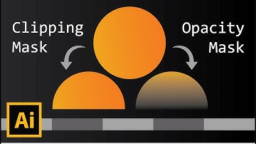 Difference between Clipping Mask & Opacity Mask in Adobe Illustrator | Zeedign Video Tutorials