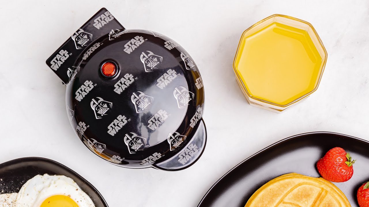 Uncanny Brands Star Wars Mini Darth Vader Waffle Maker - Star Wars Kitchen Appliance