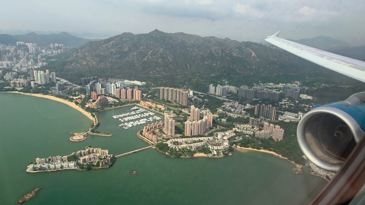 Vietnam Airlines Airbus A321 | Landing at Hong Kong Chek Lap Kok International Airport runway 25R 🇭🇰