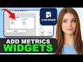 How to Add Metrics Widgets to Dashboards in Smartsheet in 2026