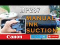 MANUAL INK SUCTION | CANON MP287