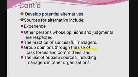 Chapter 3 part 2 introduction to management (Managerial Decision Making)in afan oromo