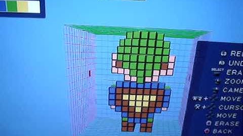 3D Dot Game Heroes - Link from Legend of Zelda