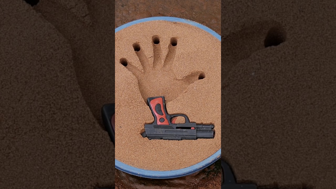 Metal Casting EP 701 | molding  | making toy gun and hand molding | metal making | Experiment