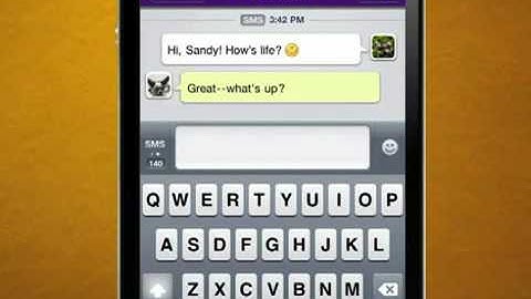 Yahoo! Messenger app for iPhone overview
