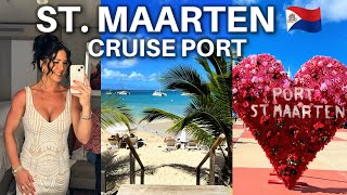 ST. MAARTEN 🏝 | best beach on the island + Celebrity Beyond cruise port tips you need to know!!