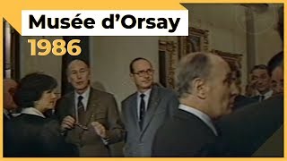 1 décembre 1986 : Inauguration du musée d'Orsay par le Président François  Mitterrand - YouTube