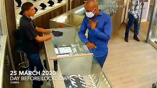 Robbery at WestGate Mall Nairobi at Gunpoint  CAUGHT ON CCTV CAMERA screenshot 2