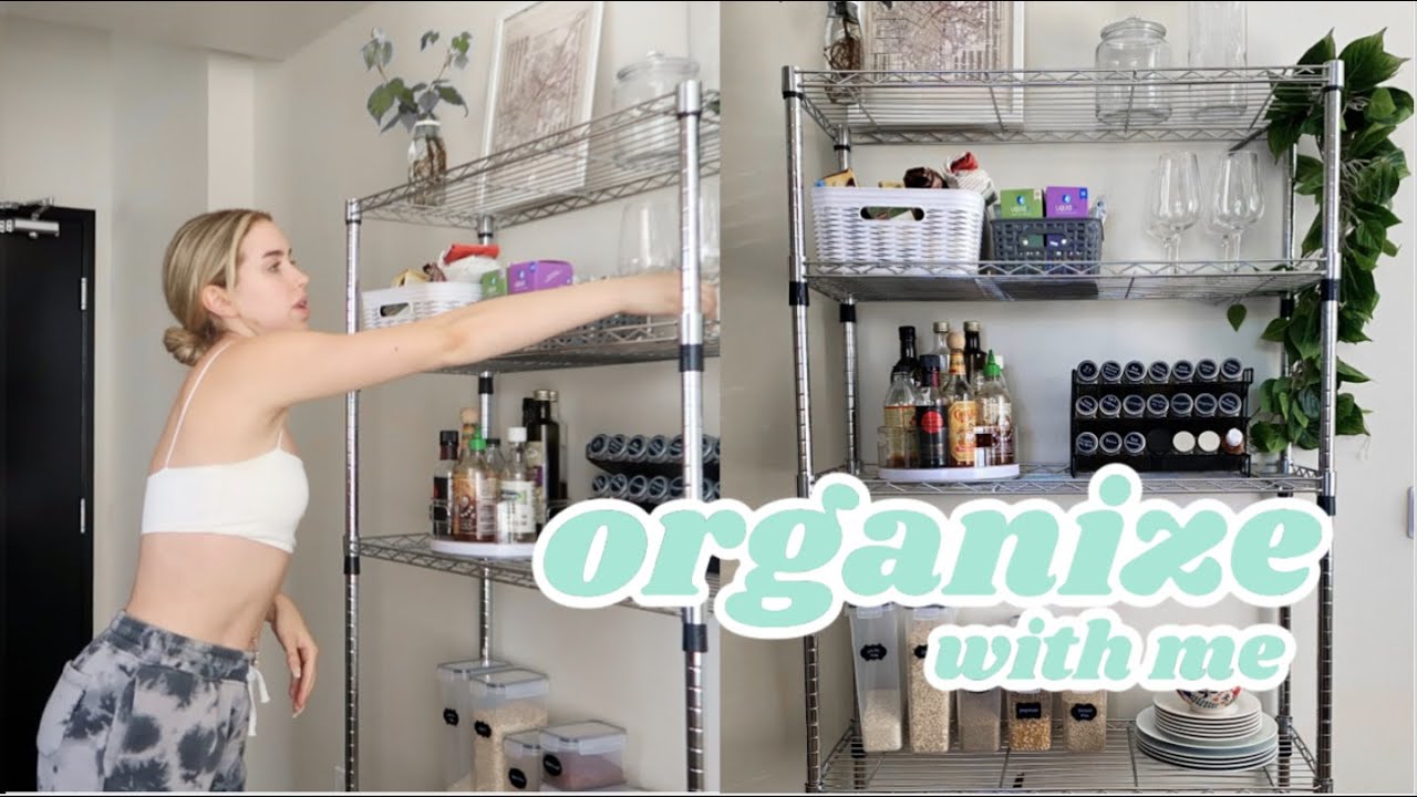 ORGANIZE MY KITCHEN WITH ME VLOG YouTube