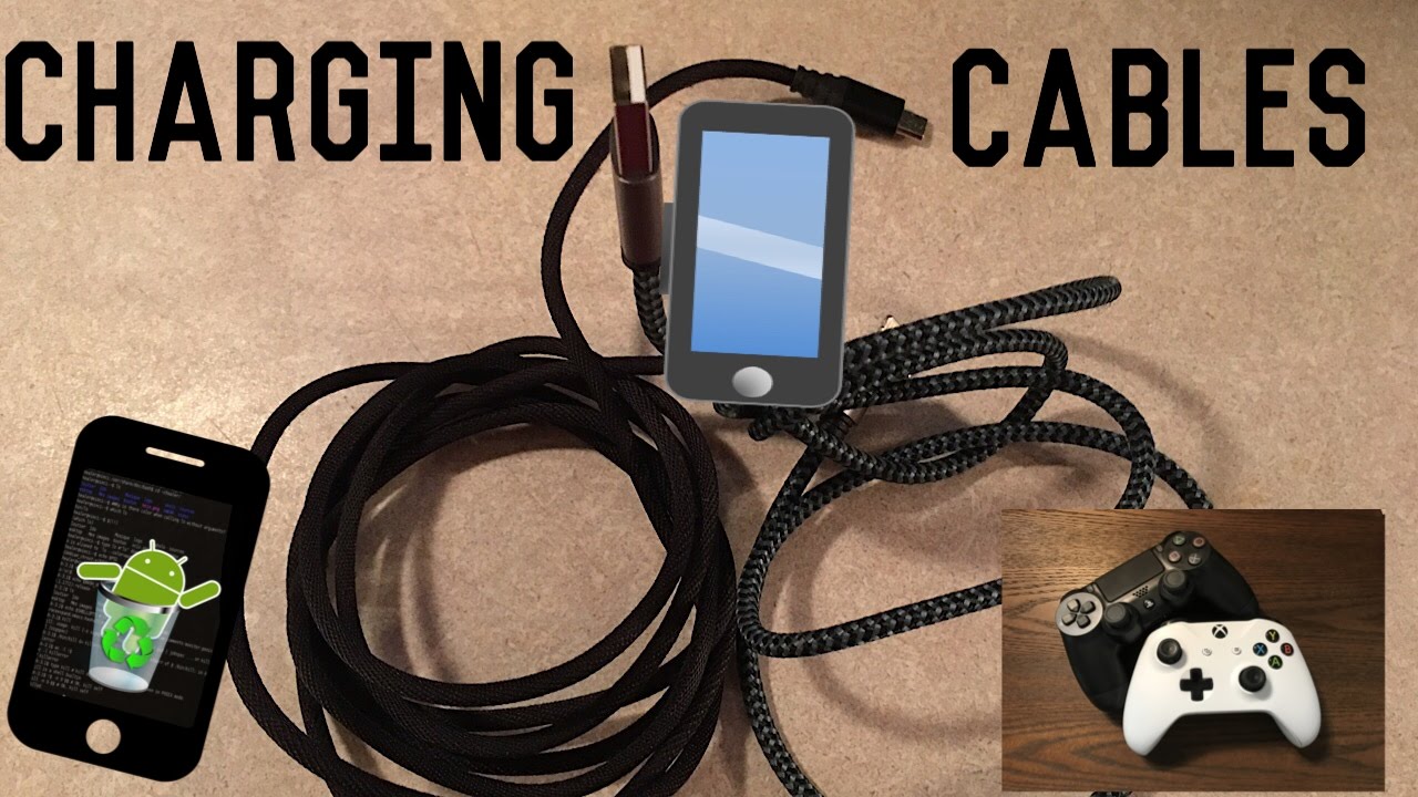 Nylon braided high speed charger cords YouTube