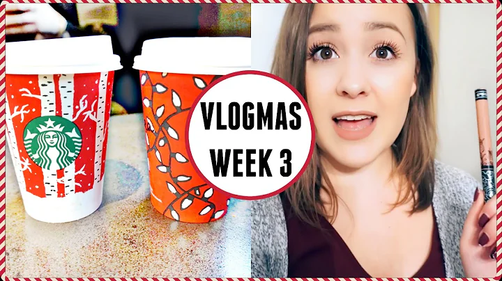 VLOGMAS WEEK 3 | School Is Killing Me & Lots Of Starbucks • Eline Blaise