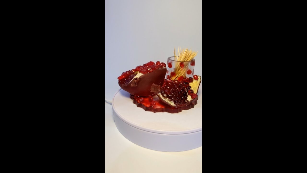 Делаю реалистичный гранат из эпоксидной смолы - YouTube