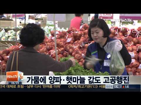 가뭄에 양파ㆍ햇마늘 값도 고공행진