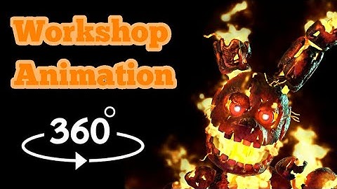 Flaming Springtrap Workshop Animation