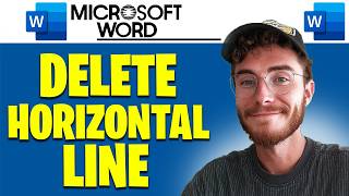 How to Delete a Horizontal Line in a Word Document | Easy Guide