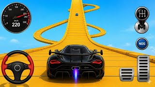 Ramp Car Racing 3D 🚗 미친 메가 램프 스턴트 | 안드로이드 게임 플레이 screenshot 4