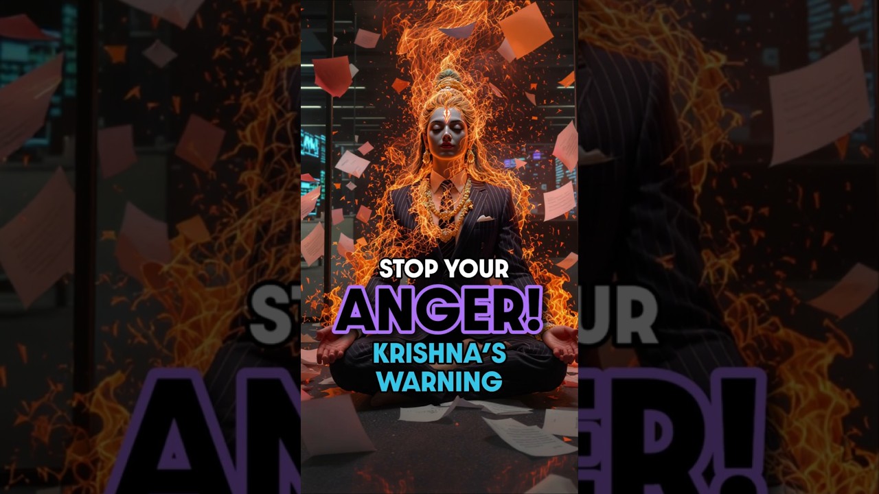 Krishna’s Warning About Anger | Self-Mastery in the Bhagavad Gita 🕉️
