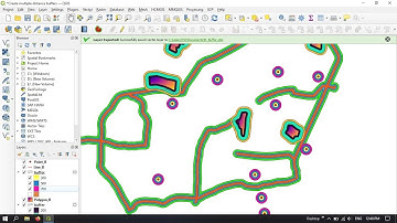 QGIS Tutorials 34: How to create Multiple buffer zones in QGIS | Beginners | QGIS 3.22 |