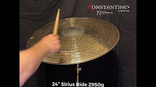 24 Constantine Cymbals Sirius Ride 2950G