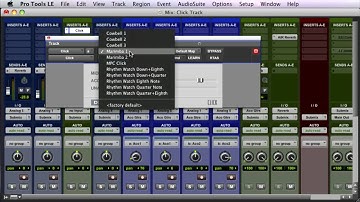 How to Create a Click Track in Pro Tools