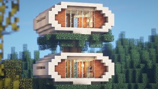 Minecraft - Tutorial Rumah Pohon Modern !