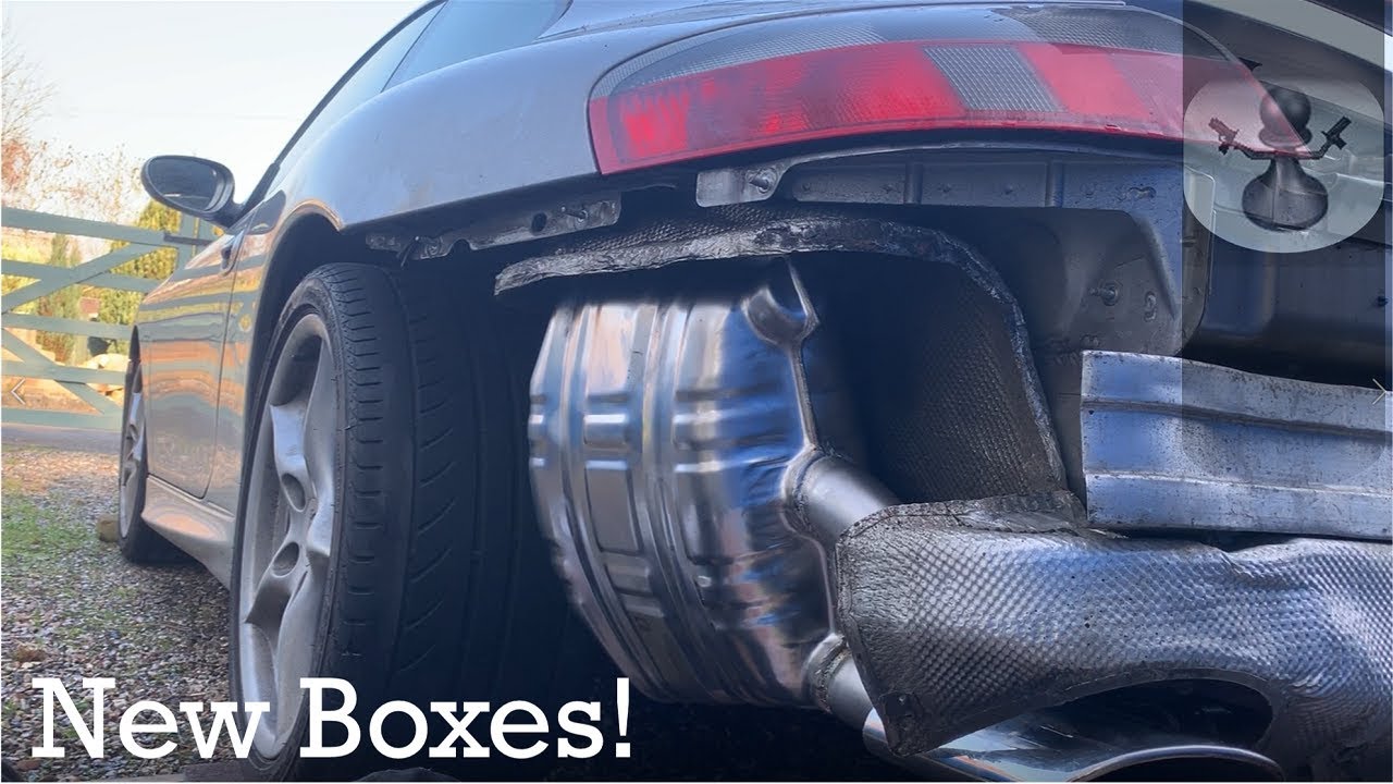 Porsche 996 Replacing Exhaust with Rusted Bolts