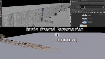 Basic Ground Destruction | Houdini Ground Destruction