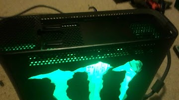 Monster Energy Xbox 360 (green led