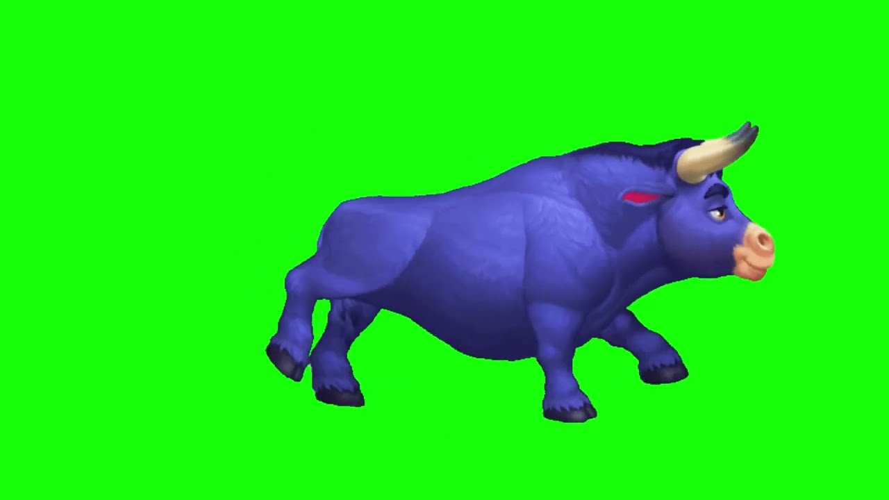 RUNNING ANIMALS ON GREEN SCREEN! 