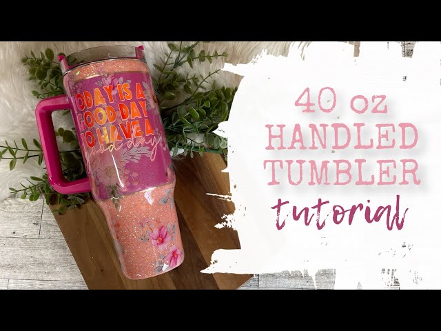 Customize a 40oz Tumbler w/ Handle – SpoilThemCreatively