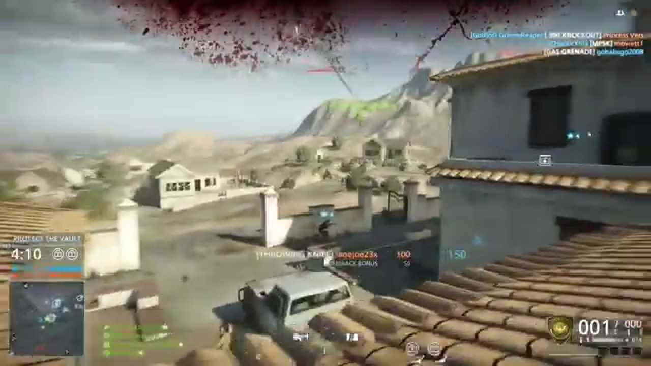 Battlefield Hardline: Throwing Knife Montage