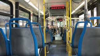 CTA On Board Riding 2008 New Flyer DE60LF Bus 4087 on Route 156 LaSalle from Lake to Union Station