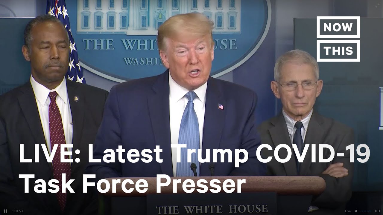 White House Coronavirus Task Force Press Conference 3 21 20 Live Nowthis Youtube