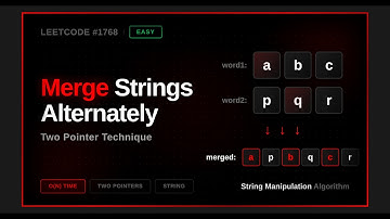 LeetCode 75 #1: Merge Strings Alternately | Python Solution