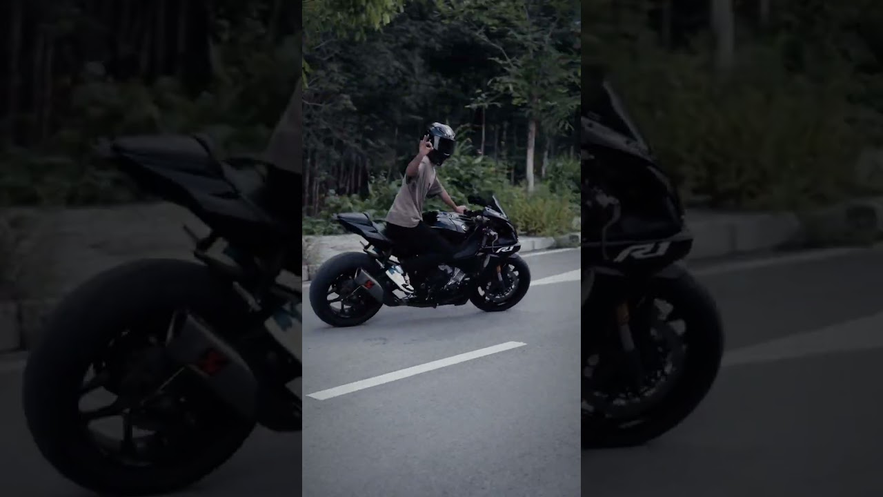 Pure speed, pure thrill – the Yamaha R1 experience! ⚡ 