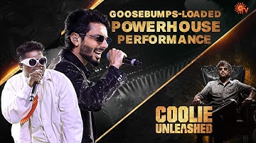 Powerhouse Performance by Anirudh | Coolie Unleashed | Sun TV