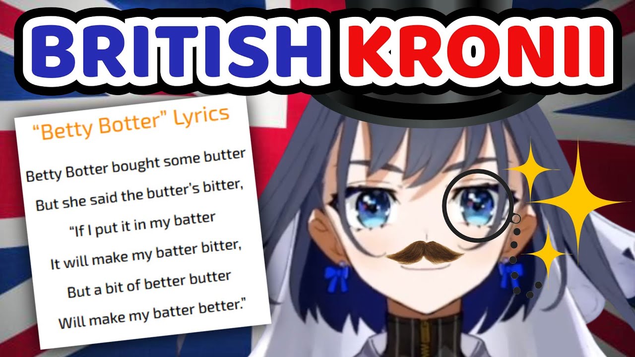 Kronii Tries To Do The British Tongue Twister【Hololive EN | Ouro Kronii】