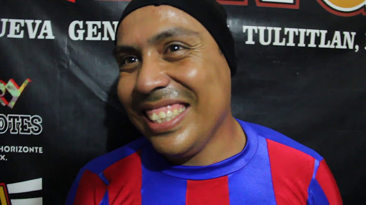 "Cada vez que iba a una lucha me gritaban Ronaldhino, mi nombre era Sombra del Ring" RONALDHINO