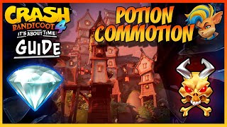 Crash Bandicoot 4: Its About Time - Potion Commotion - N. Sanely Perfect Relic and Gems