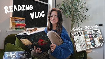 READING VLOG ⭐️ | 4 books in one week, book journaling, & haul!