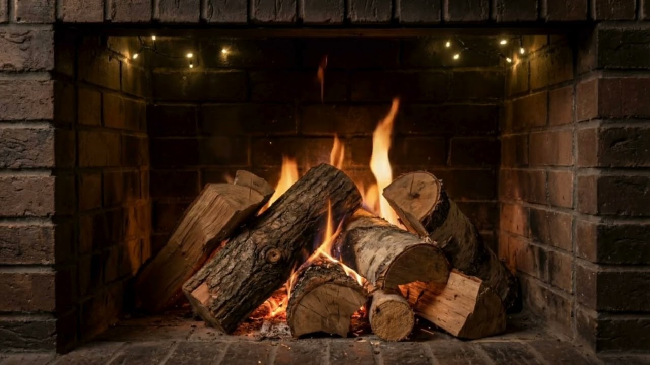 Cozy Fireplace with Relaxing Fire Sounds | 4K Luxury Fireplace Ambience for Sleep & Relaxation