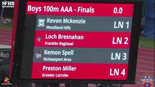 Boys AAA 100m Finals - Savian Baptiste, Avonworth/Northgate - 2026 WPIAL Track & Field Championships