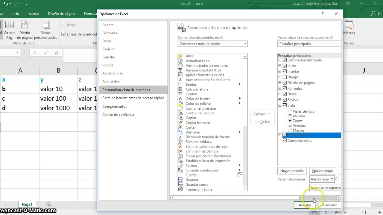 Macro para transponer datos en excel - YouTube