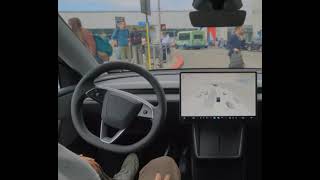 Tesla Model Y Auto Driving | Smart Tech in Action