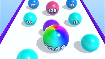 Ball Merge 2048  - MAX LEVEL Gameplay Walkthrough (Android,iOS) NEW UPDATE