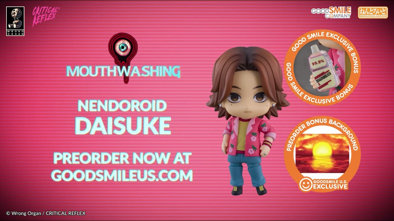 Daisuke Mouthwashing - Nendoroid Daisuke Figure – Good Smile US