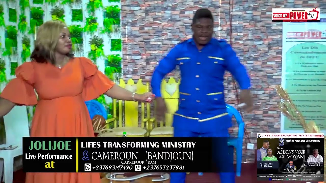 JOLIJOE Performing at ( lifes Transforming Ministry) Bandjoun