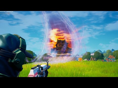 Gameplay of Street Fighter Zero Point Portal Ingame closer look - Street Fighter Portal in Fortnite